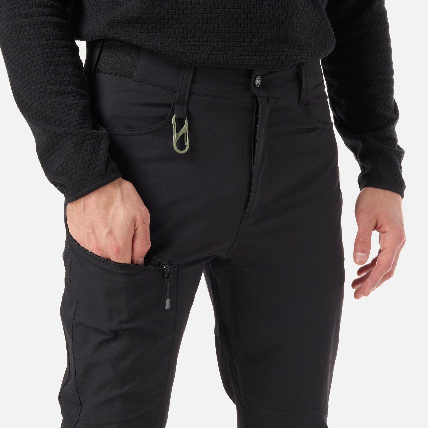 Pantalón Hombre Lennox Q-Dry Regular Fit Pants Negro Lippi V26-4