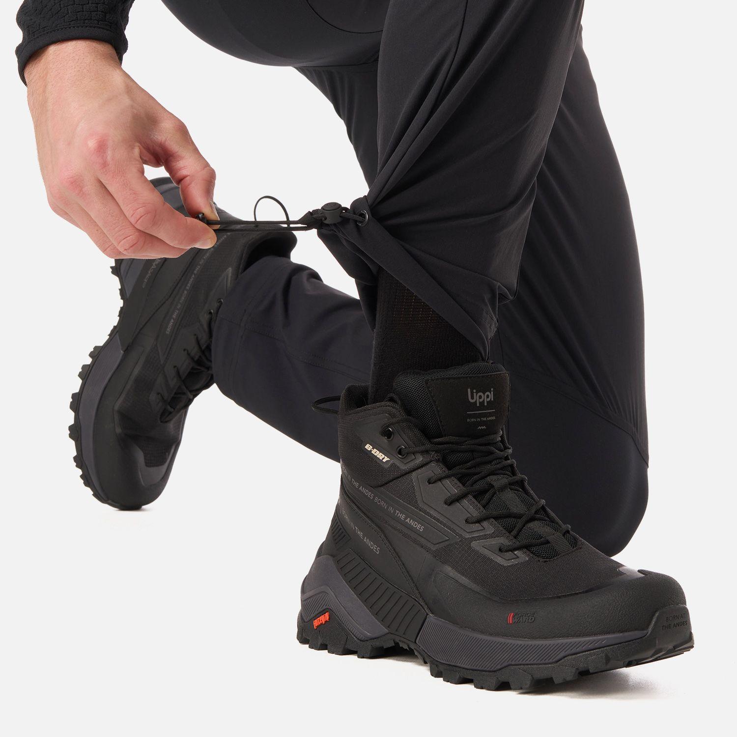 Pantalón Hombre Lennox Q-Dry Regular Fit Pants Negro Lippi V26-5