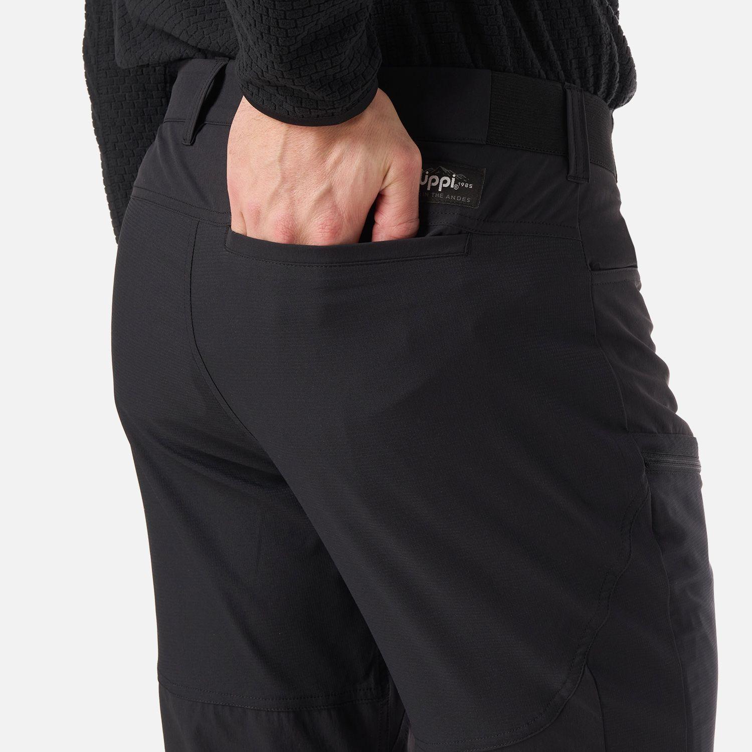 Pantalón Hombre Lennox Q-Dry Regular Fit Pants Negro Lippi V26-6