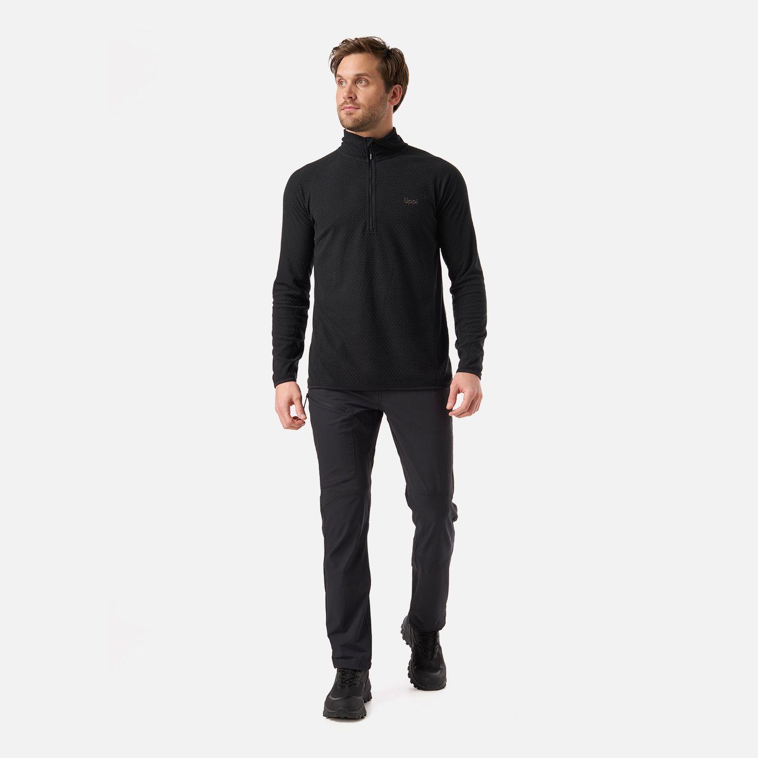 Pantalón Hombre Lennox Q-Dry Regular Fit Pants Negro Lippi V26-7