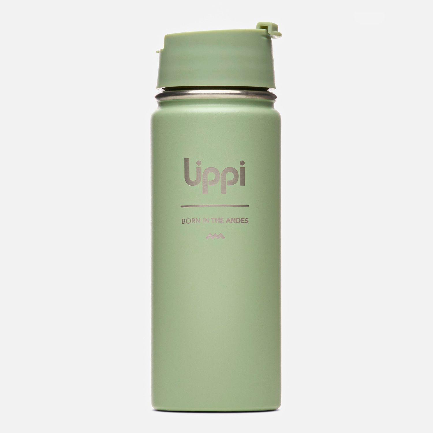 Botella Light Steel Hot Top Bottle 550 ml Jade Oscuro Lippi I26-0