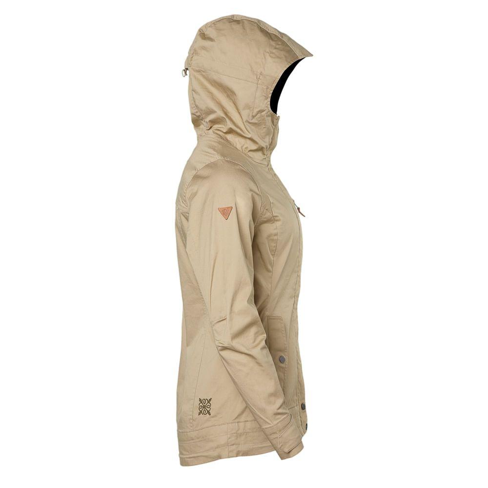 Chaqueta Mujer Arce Hoody Jacket Verde Oliva Lippi-1