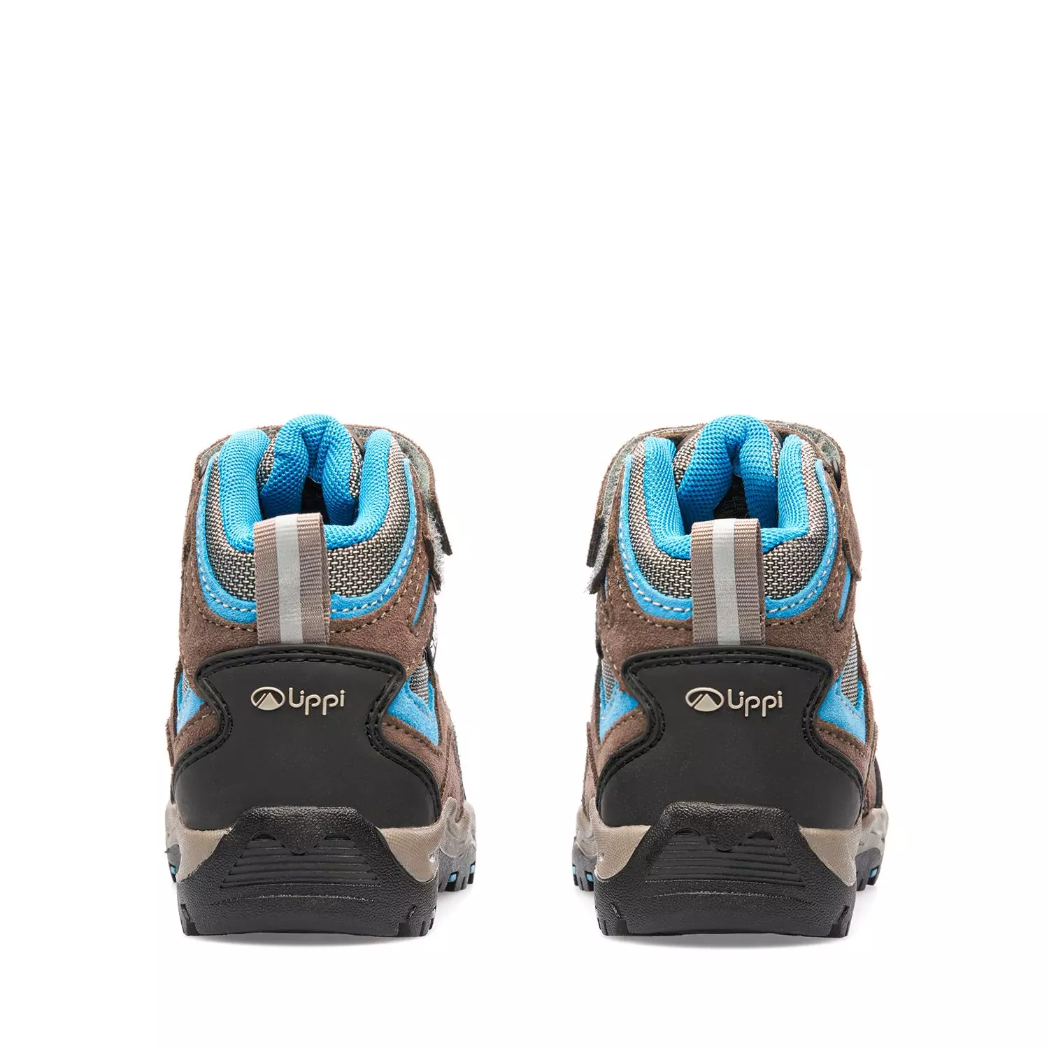 Botín Niño Puelo Cs Hi Velcro Cafe / Azul Lippi V26-3