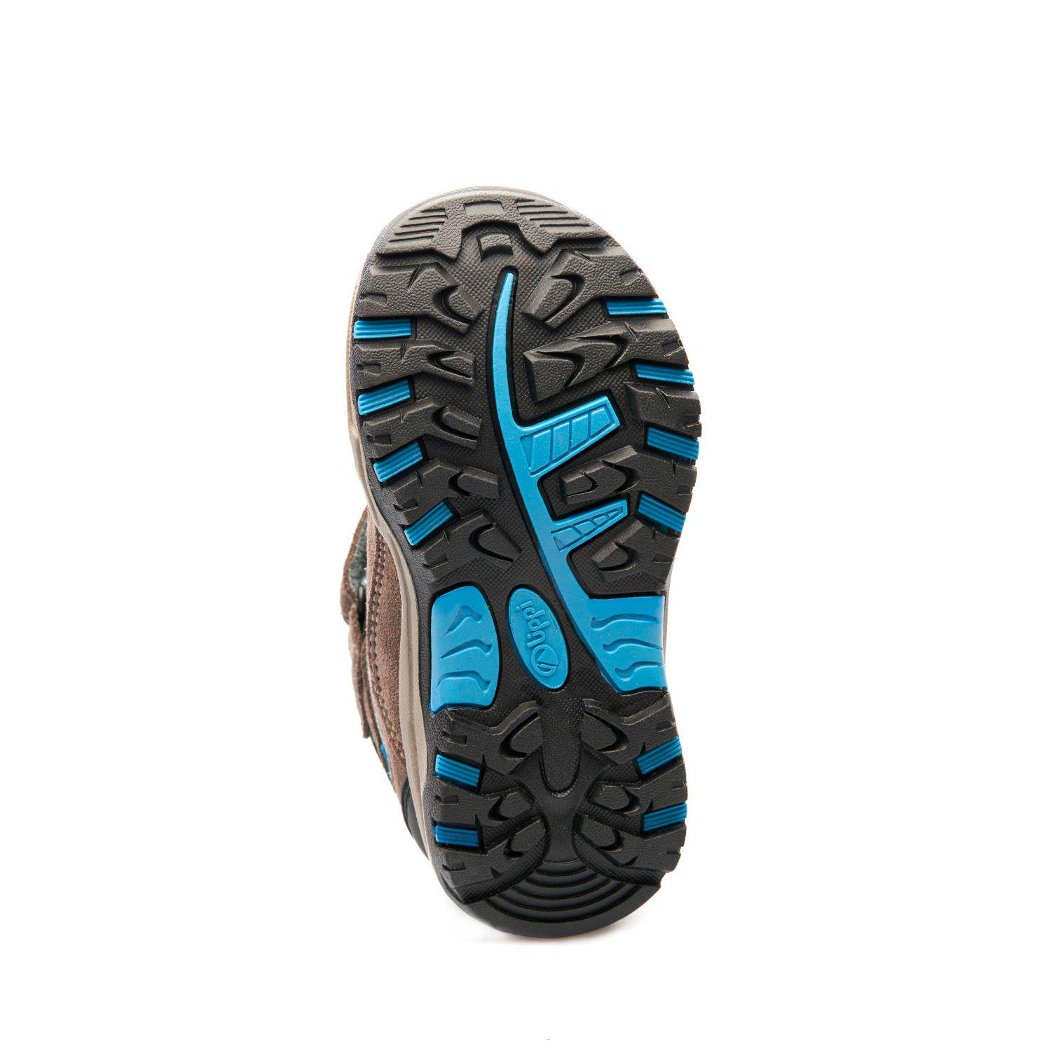 Botín Niño Puelo Cs Hi Velcro Cafe / Azul Lippi V26-4