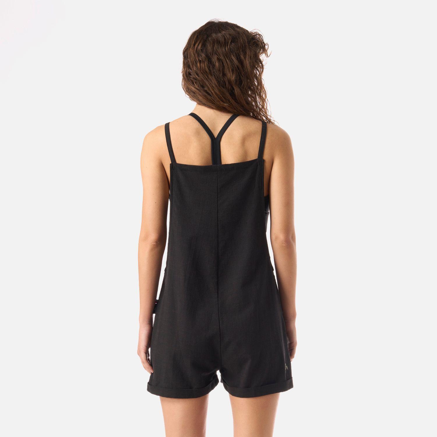 Jardinera Mujer Cultivadora Corta Negro Haka Honu V26-2