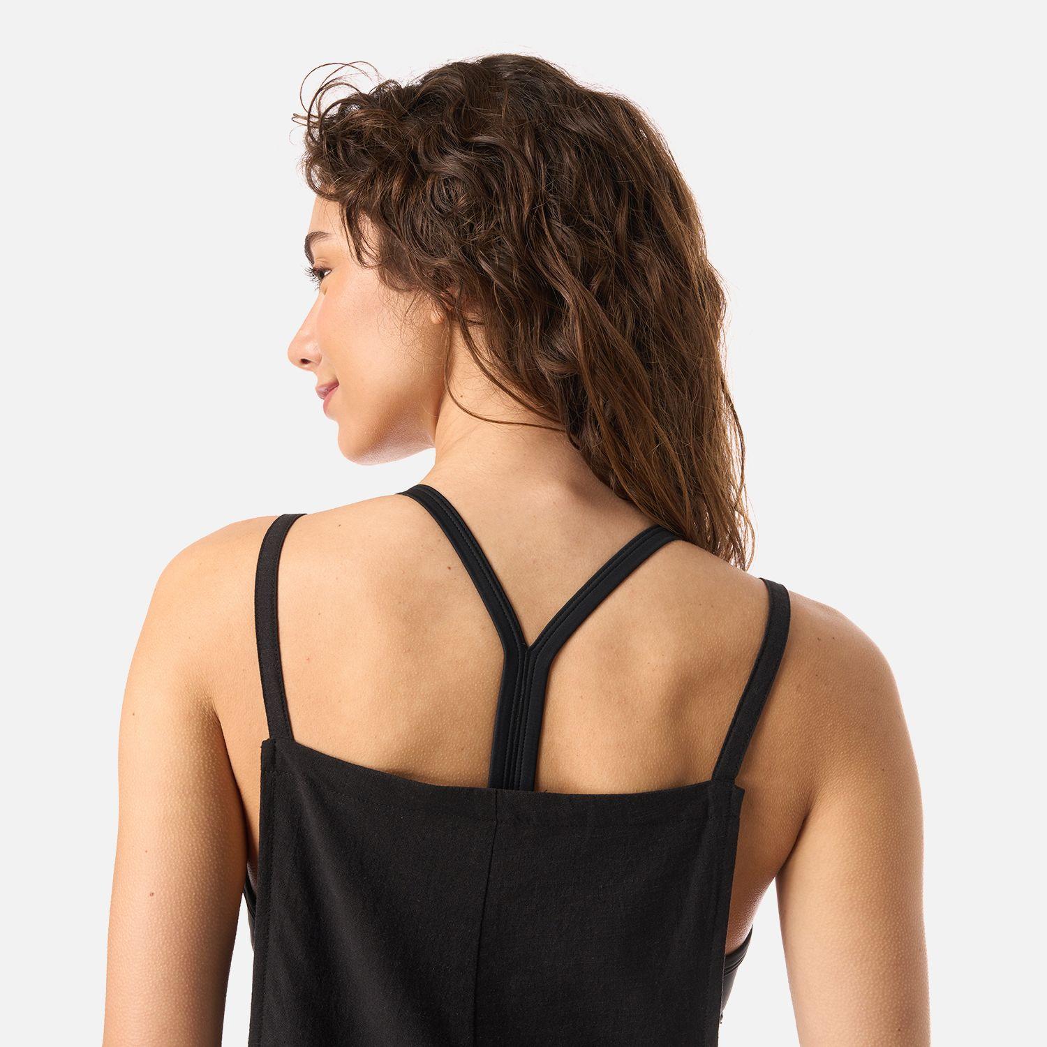 Jardinera Mujer Cultivadora Corta Negro Haka Honu V26-6