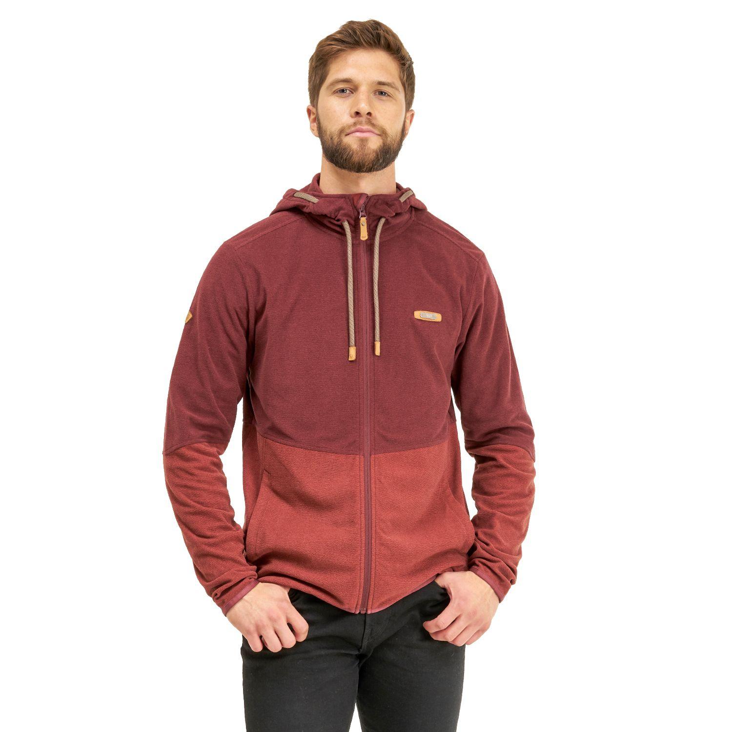 Poleron Hombre Stripes Nano-F Full Zip Hoody Cafe Lippi-1