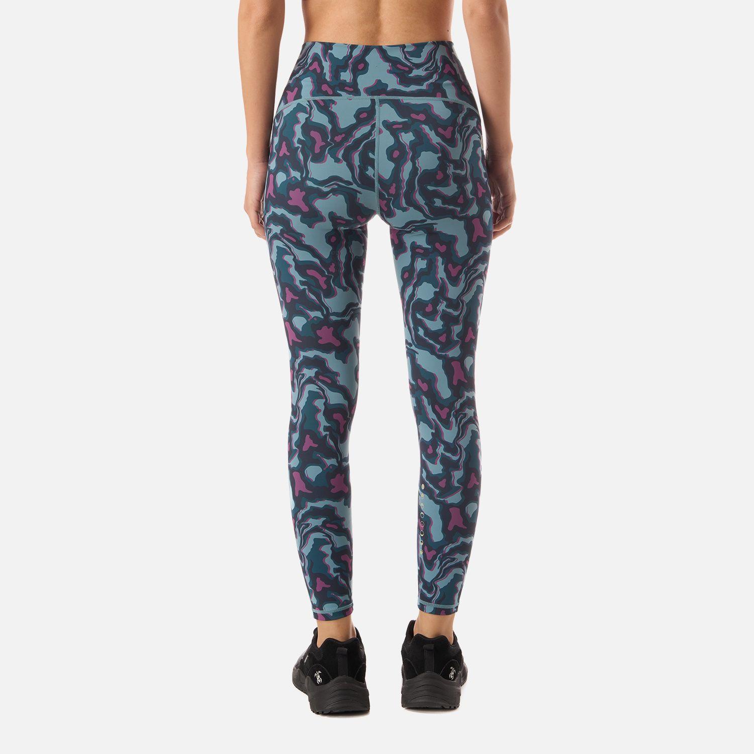 Calza Mujer Coihue Larga Print Petroleo Haka Honu V26-2