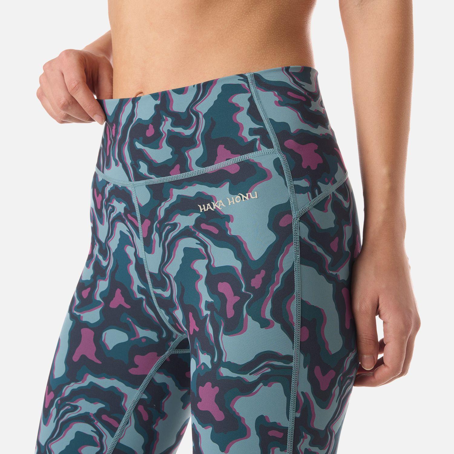 Calza Mujer Coihue Larga Print Petroleo Haka Honu V26-3