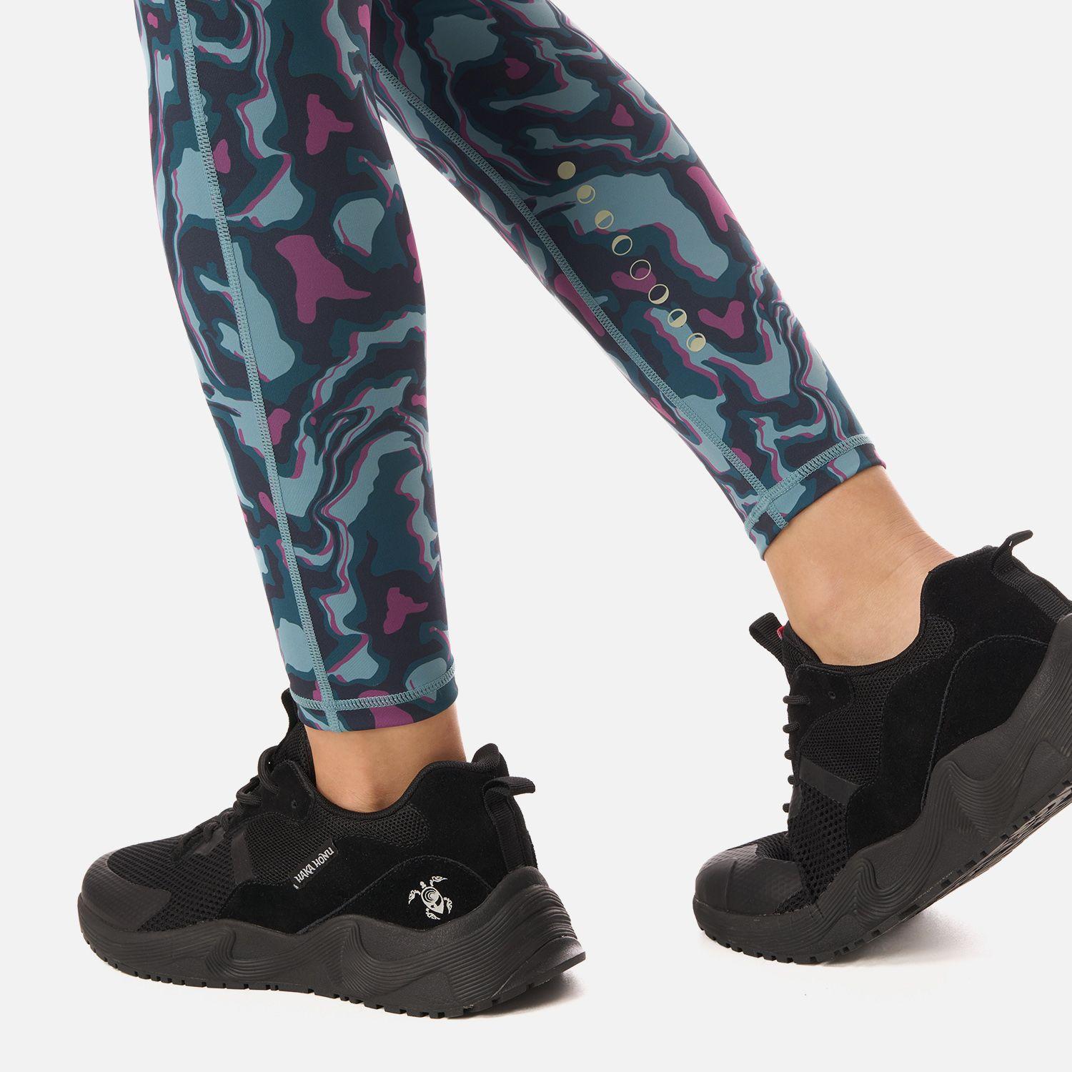 Calza Mujer Coihue Larga Print Petroleo Haka Honu V26-4