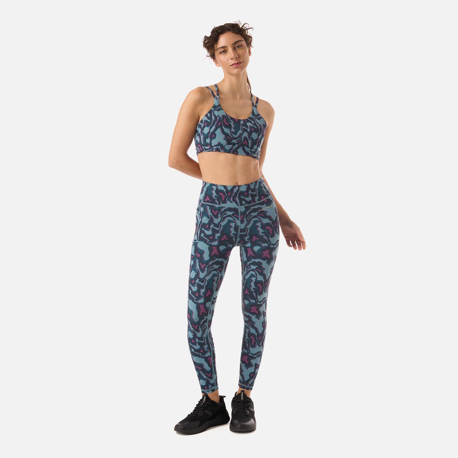 Calza Mujer Coihue Larga Print Petroleo Haka Honu V26-5