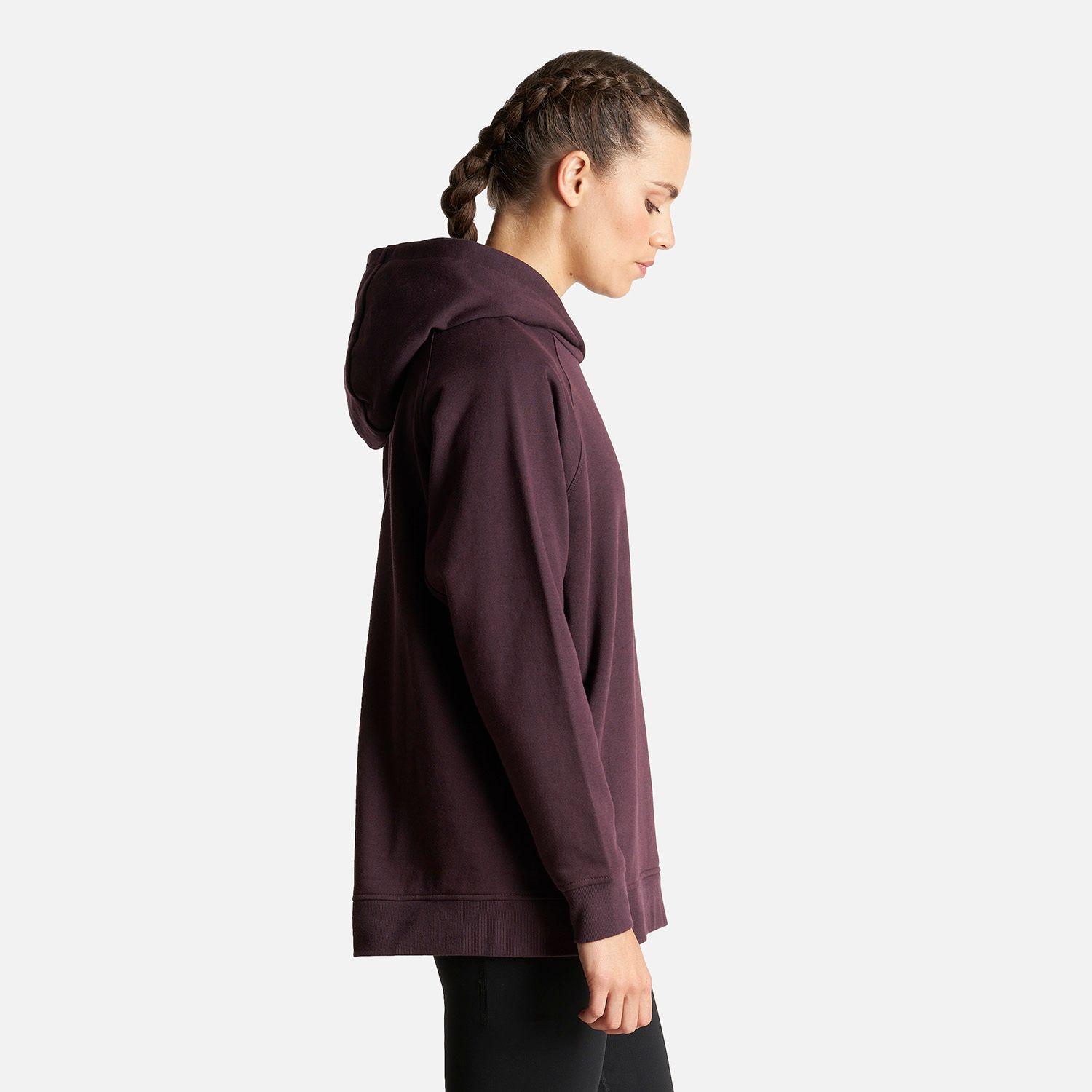 Poleron Mujer Ulmo Hoody Sweatshirt Burdeo Lippi-3