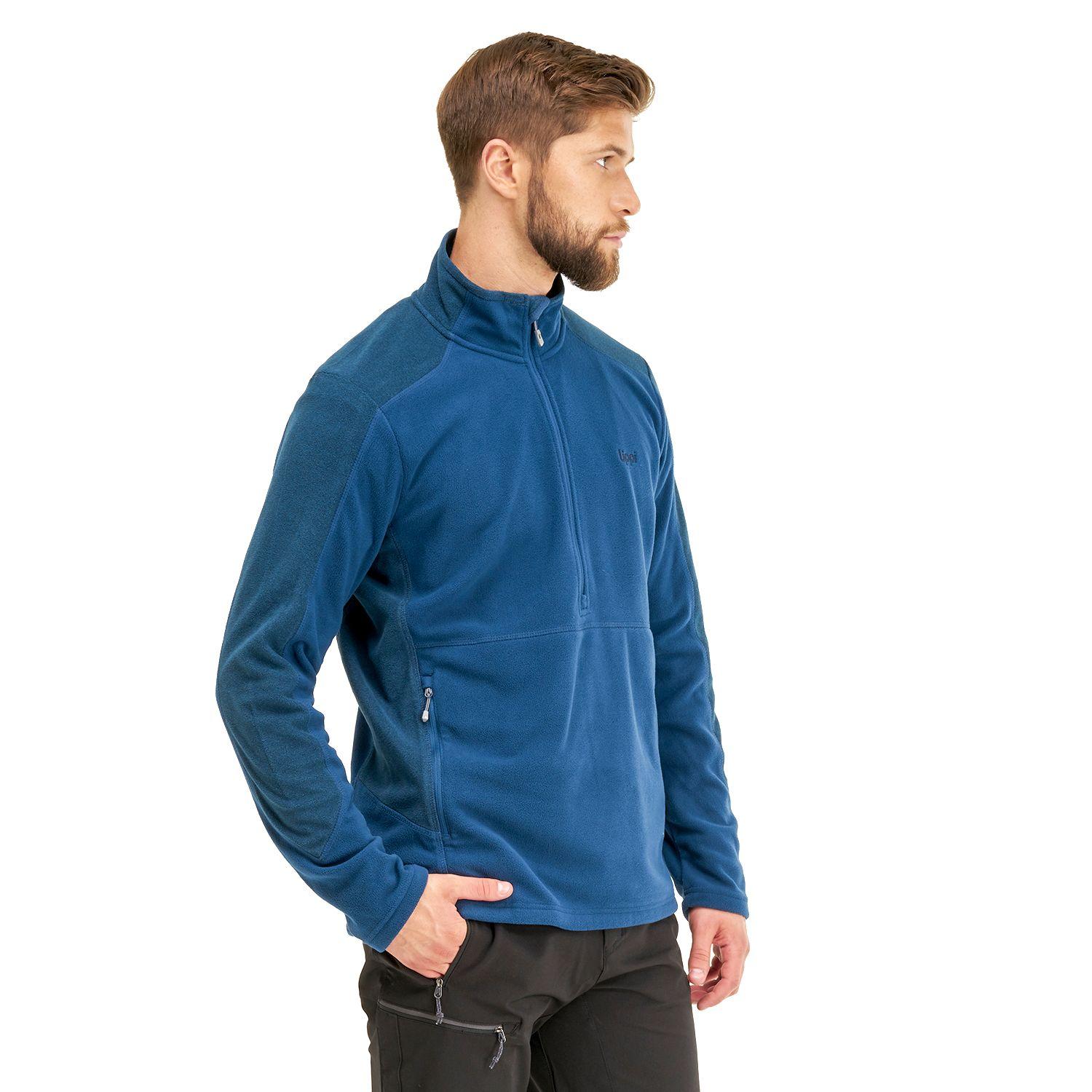 Poleron Hombre Lighter Nano-F 14 Zip Azul Oscuro Lippi-1