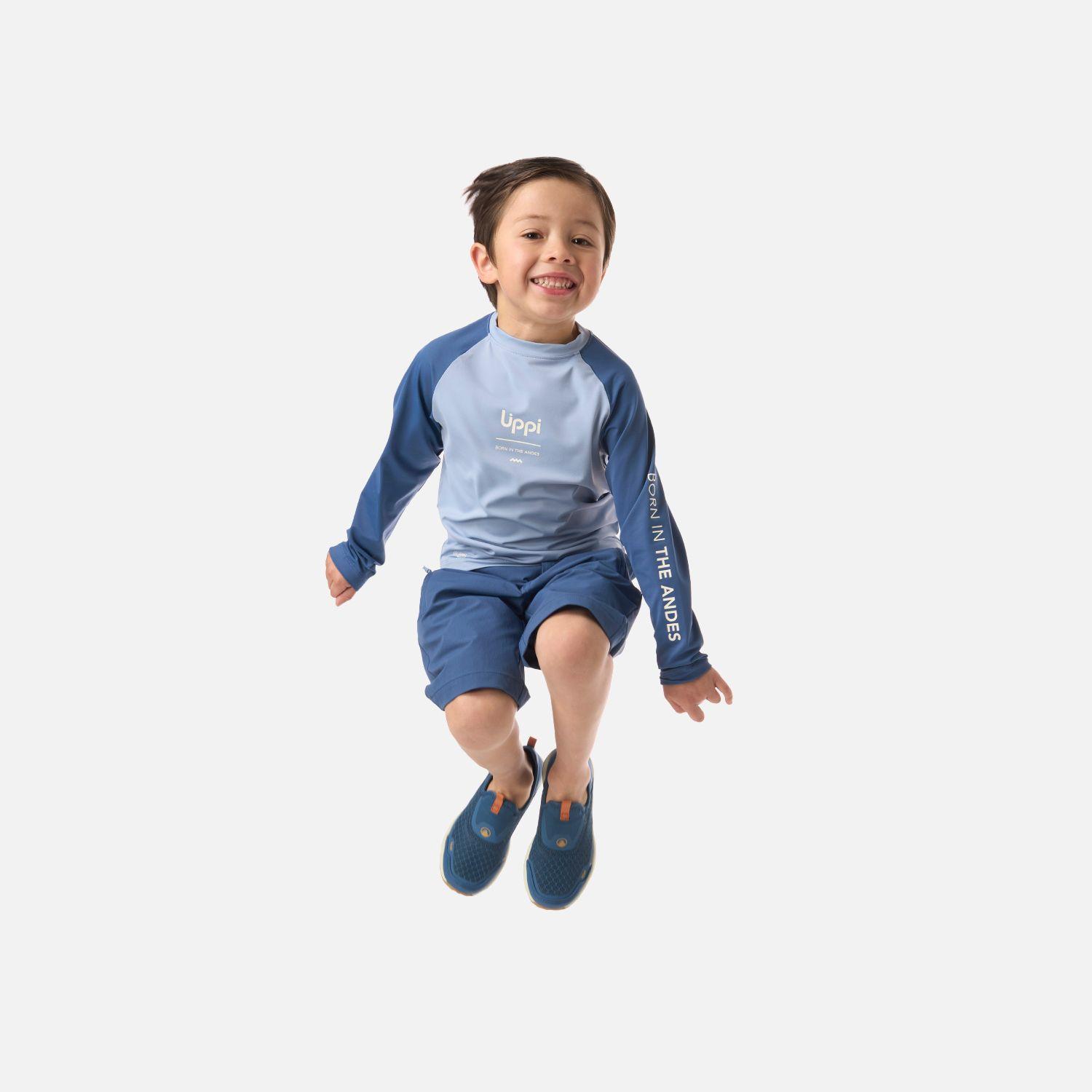 Polera Niño Sun Pro T-Shirt Azul oscuro Lippi V26-5