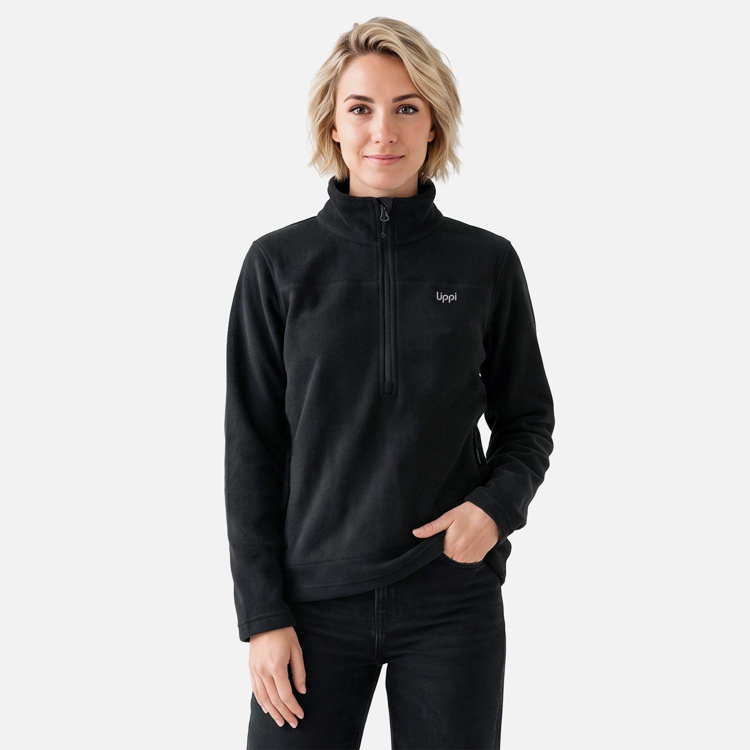 Polar Mujer Elemental Therm-Pro 1/4 Zip Negro Lippi V27-0