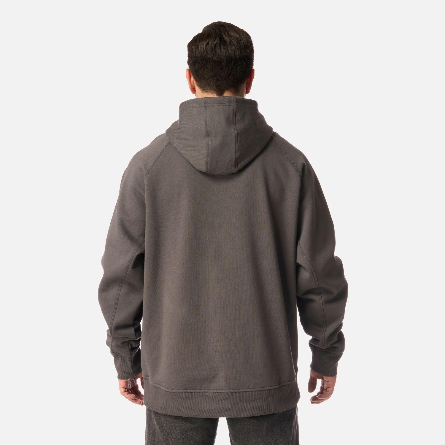 Polerón Hombre Insigne Hoody Sweatshirt Front Print Gris Medio Lippi I26-2
