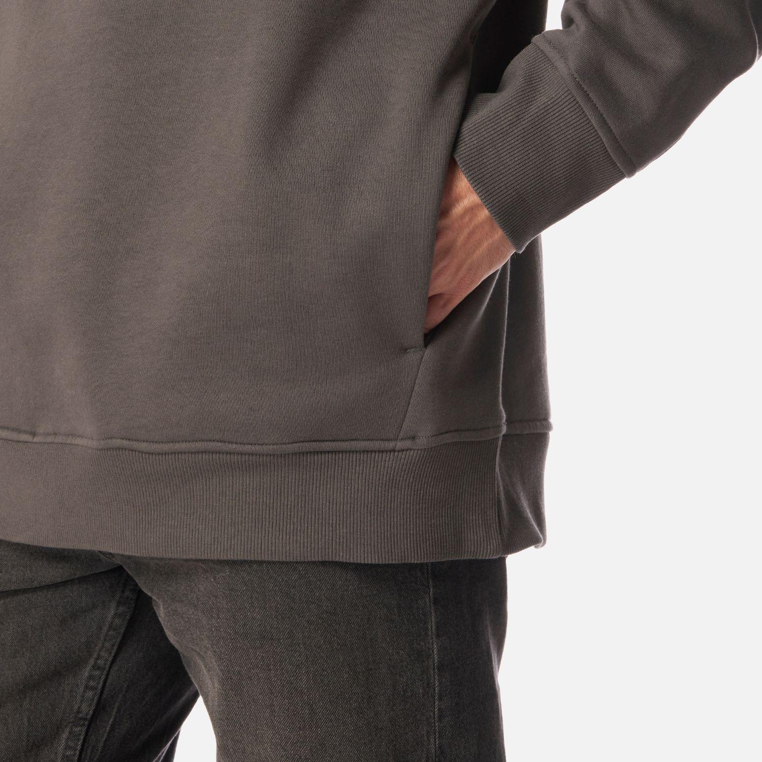 Polerón Hombre Insigne Hoody Sweatshirt Front Print Gris Medio Lippi I26-4
