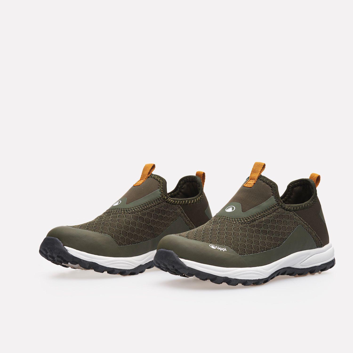 Zapatilla Niño Panal Kids Verde Naranjo Lippi-2