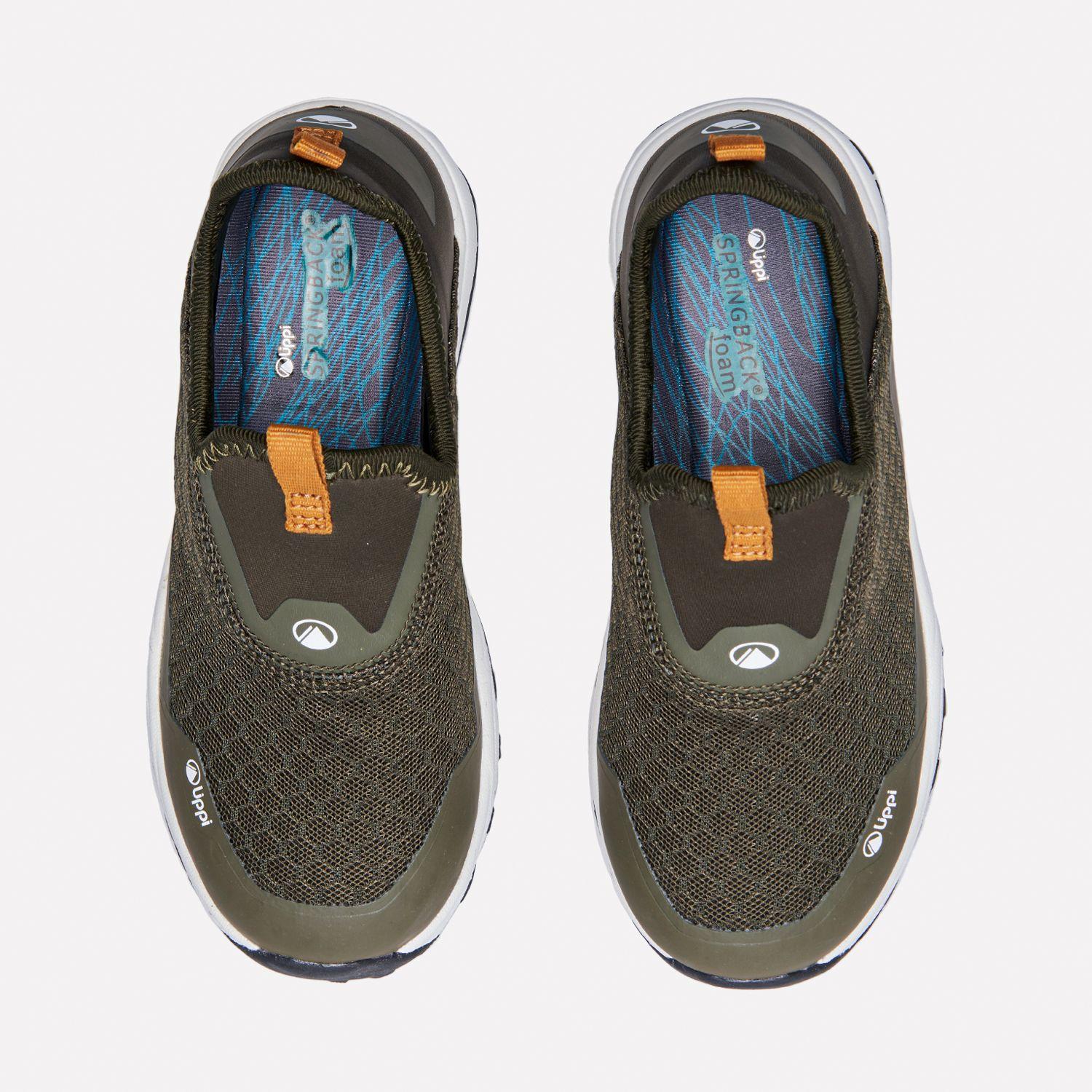 Zapatilla Niño Panal Kids Verde Naranjo Lippi-5