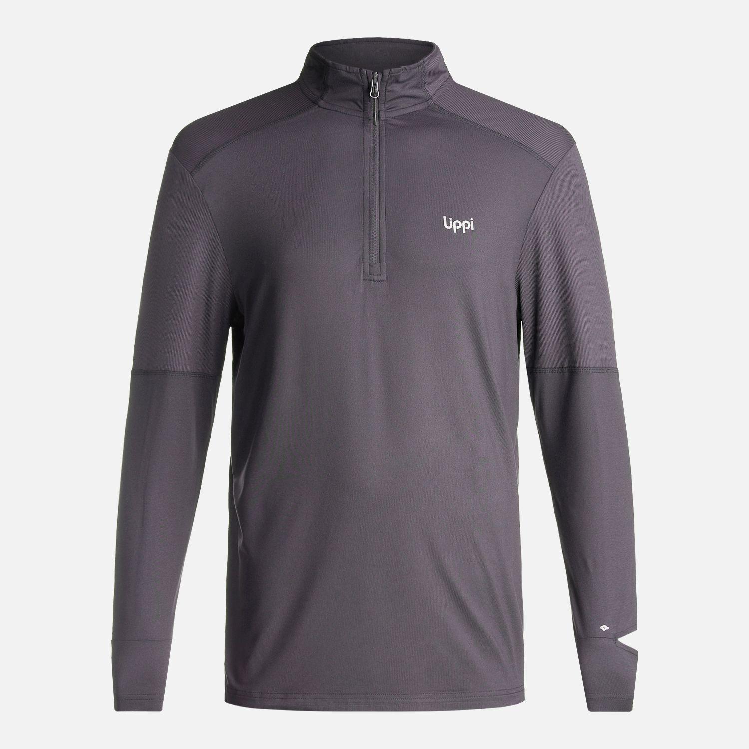 Poleron Hombre Puerto Trucco 14 Zip Grafito Lippi I24-0