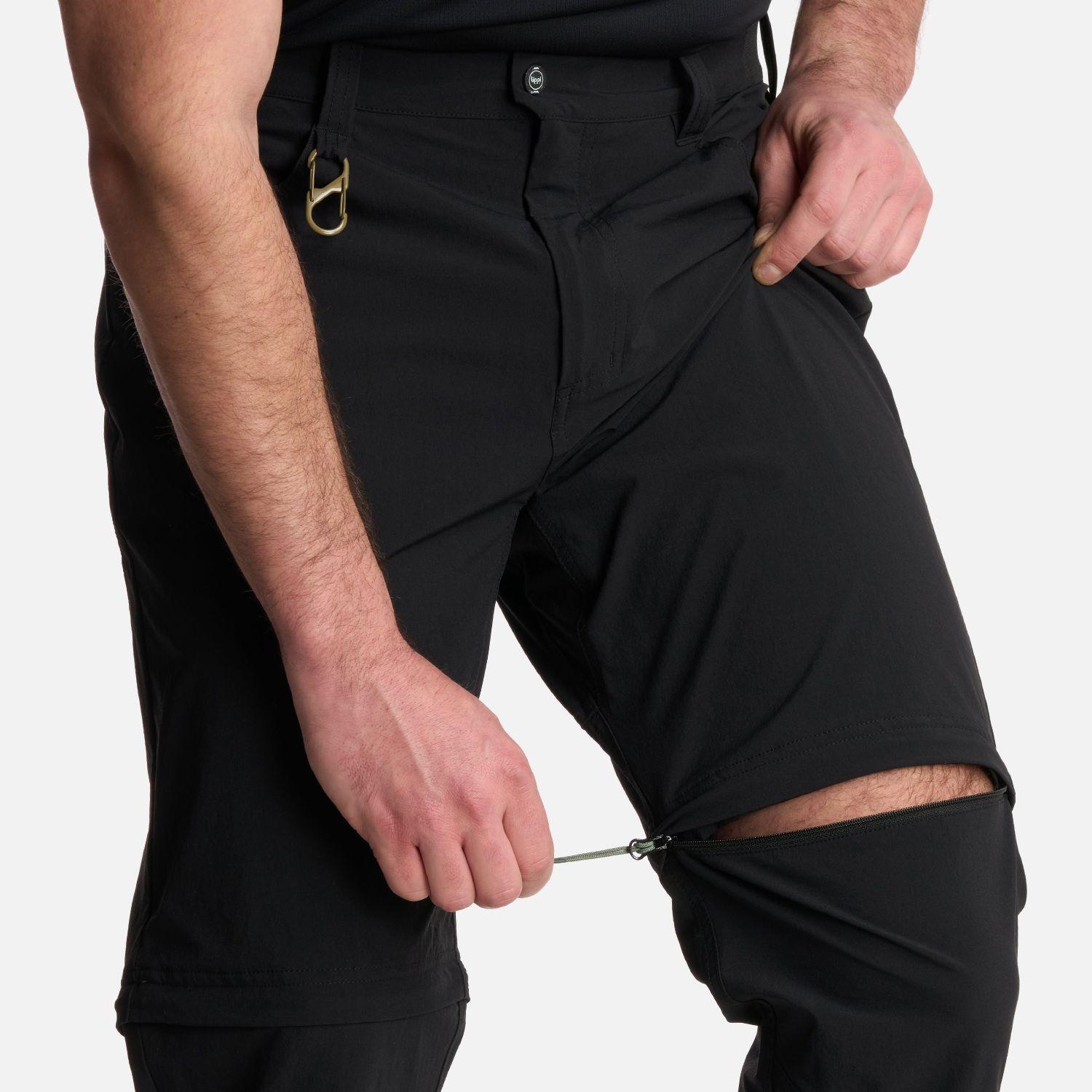 Pantalón Hombre Lennox Q-Dry Mix-2 Pants Negro Lippi V25-4