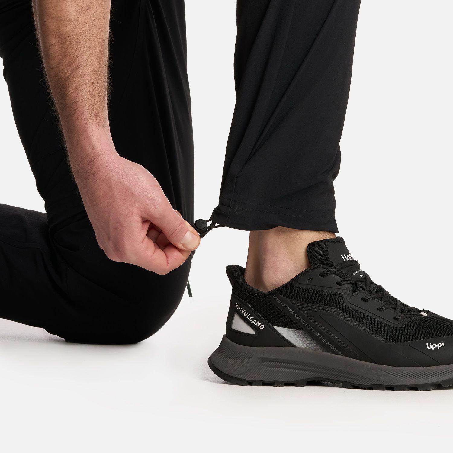 Pantalón Hombre Lennox Q-Dry Mix-2 Pants Negro Lippi V25-5