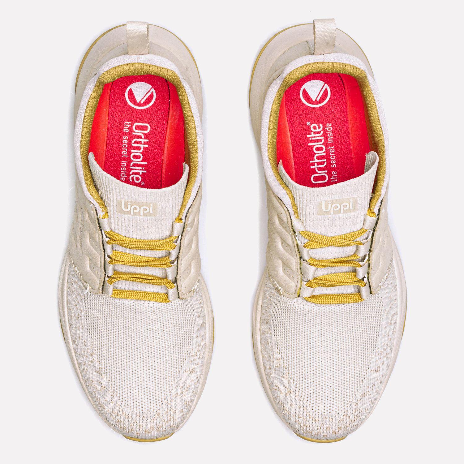 Zapatilla Mujer Wool Step City Cream Lippi-5