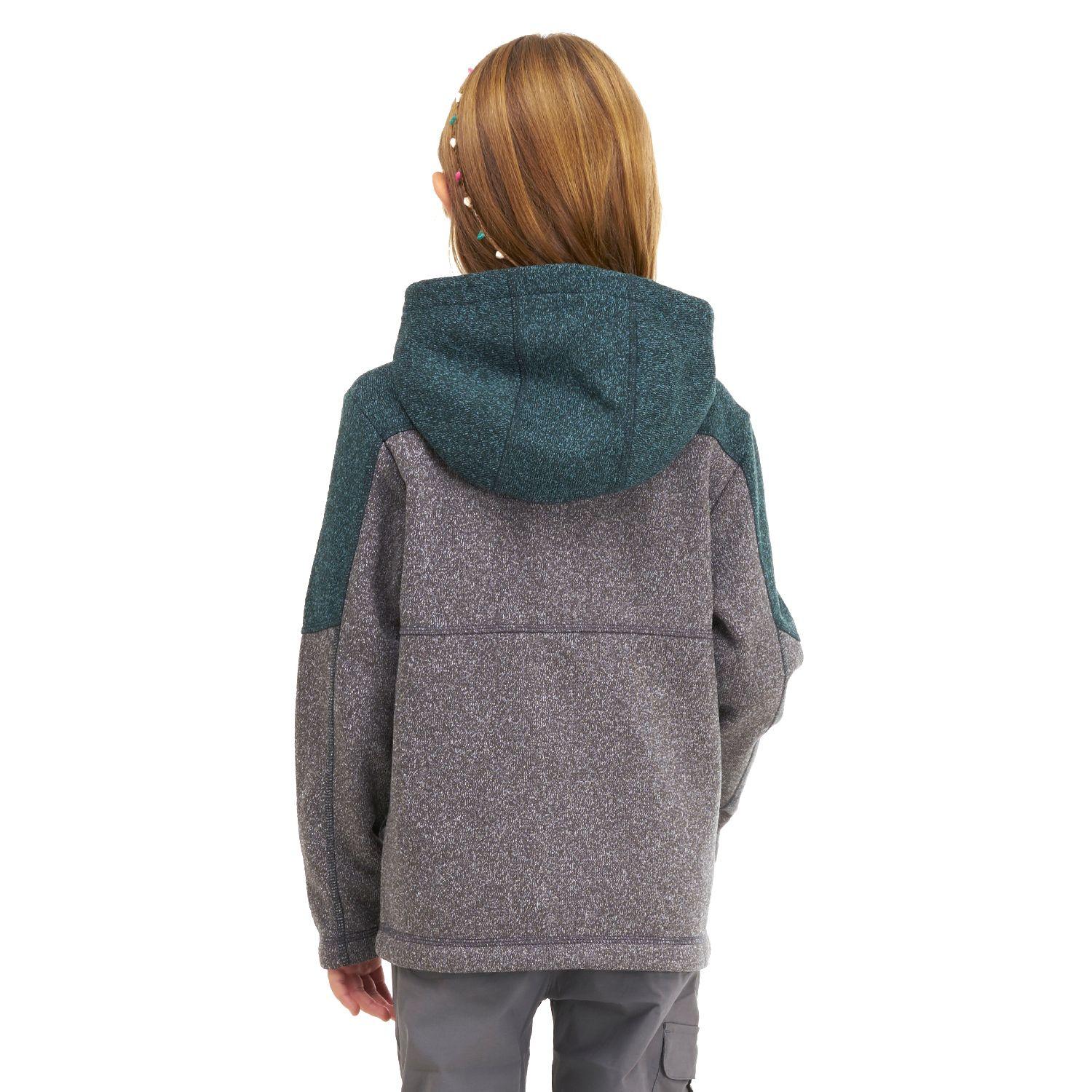 Chaqueta Niña Explorer Therm-Pro Hoody Jacket Melange Verde Grisaceo / Melange Gris Lippi-3