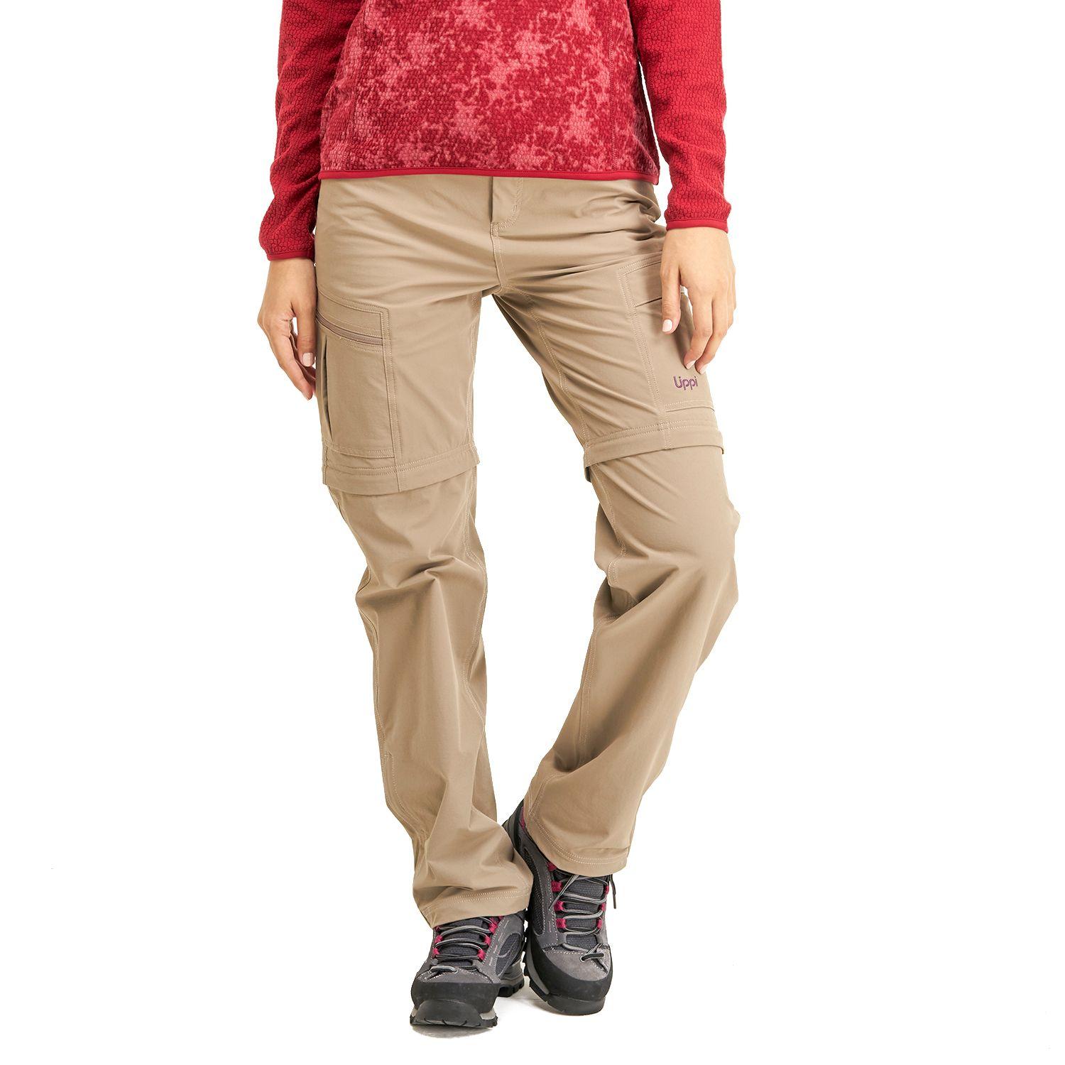 Pantalon Mujer Enduring Mix-2 Q-Dry Pants Taupe Lippi I21-1