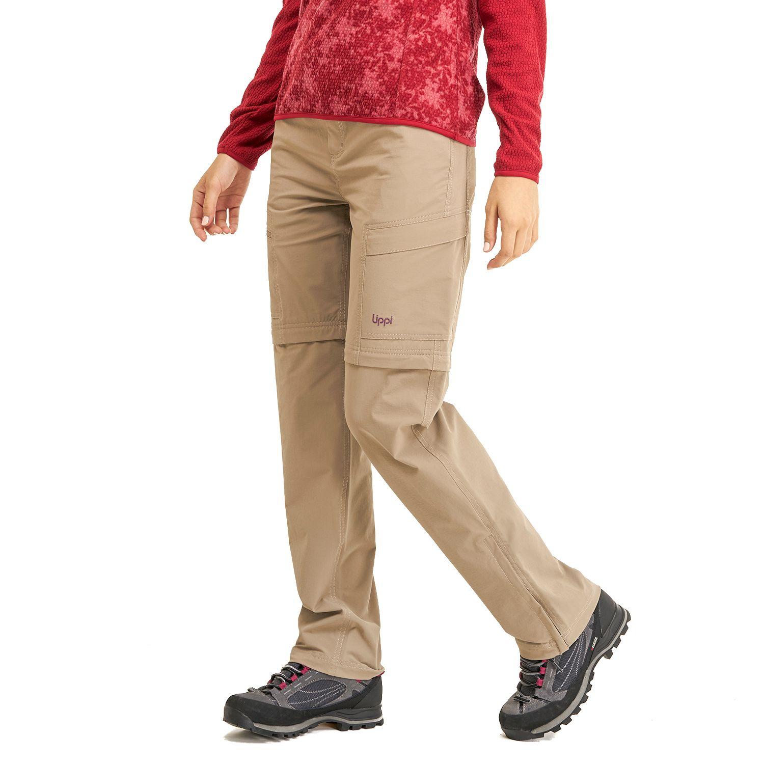 Pantalon Mujer Enduring Mix-2 Q-Dry Pants Taupe Lippi I21-2