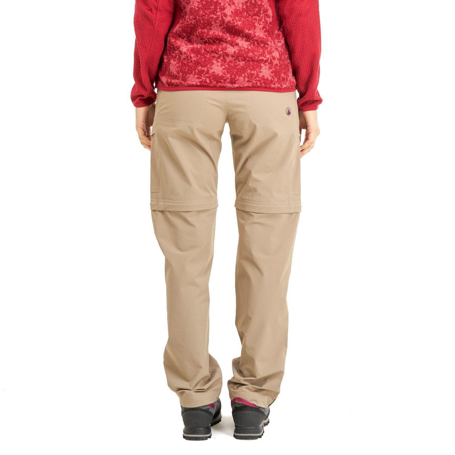 Pantalon Mujer Enduring Mix-2 Q-Dry Pants Taupe Lippi I21-3