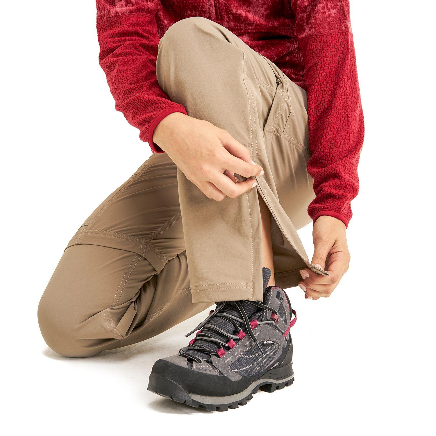 Pantalon Mujer Enduring Mix-2 Q-Dry Pants Taupe Lippi I21-5