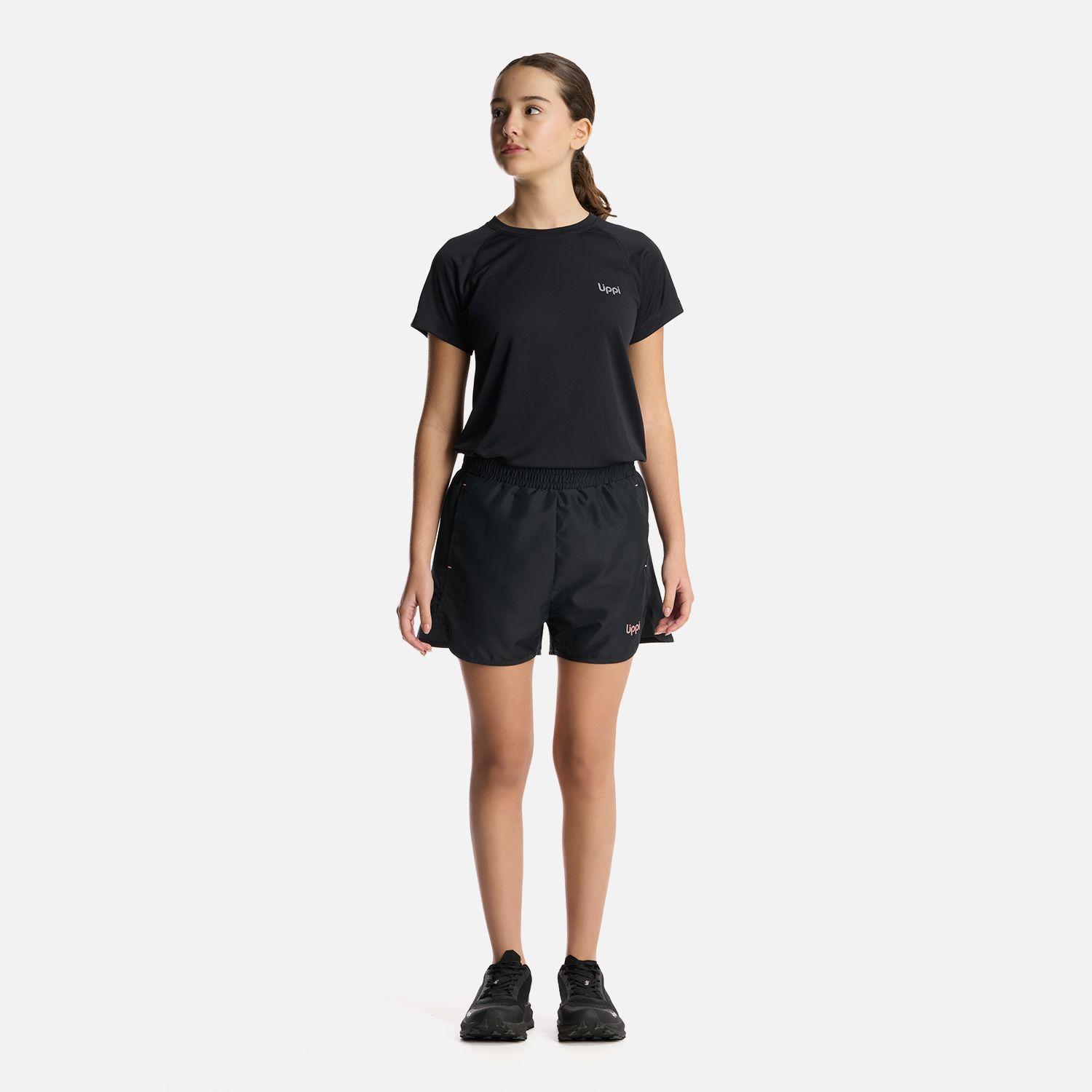 Short Teen Girl FreeWork Q-Dry Short Negro Lippi V25-4