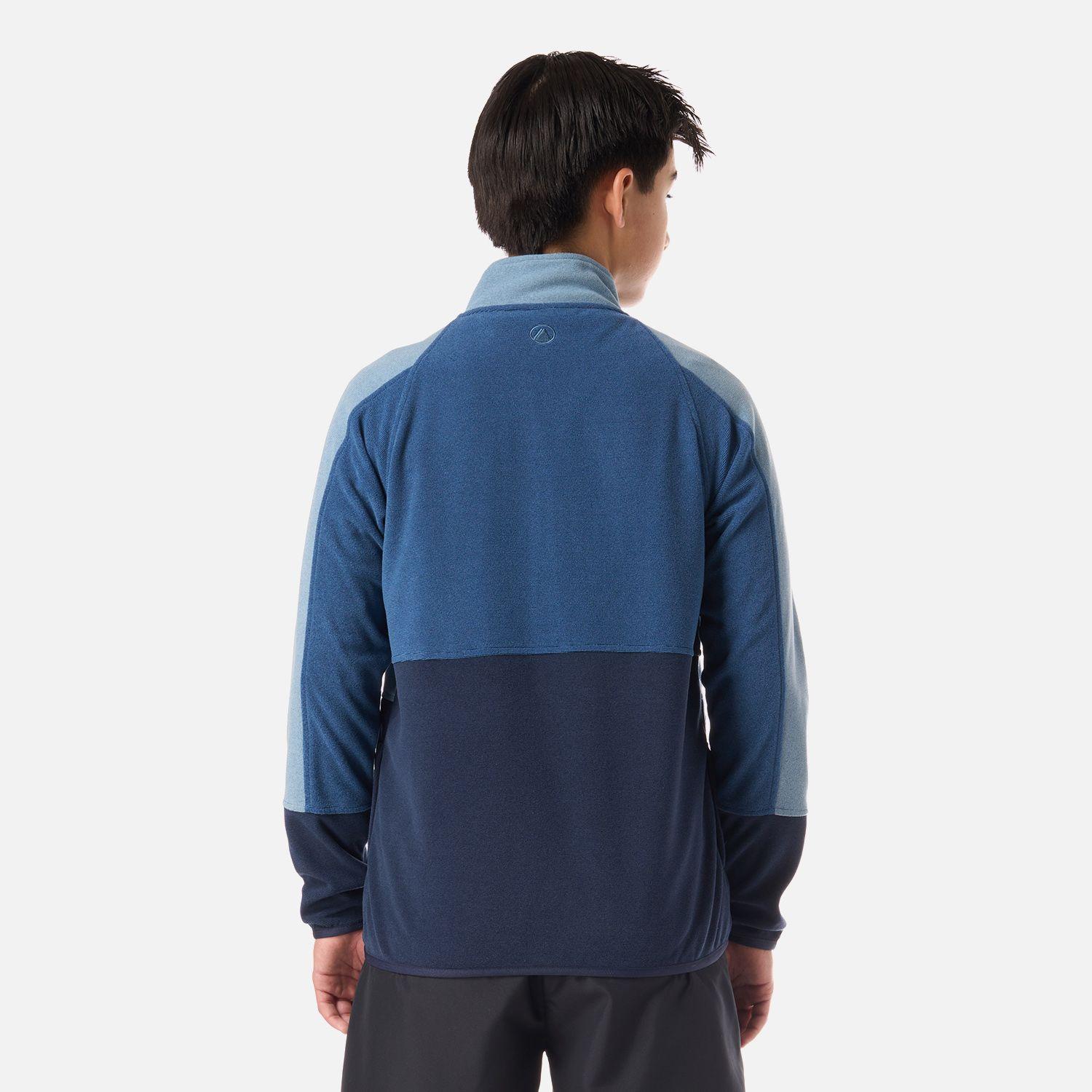 Polar Teen Boy Fireplace Full Zip Sweatshirt Azul oscuro Lippi V26-2