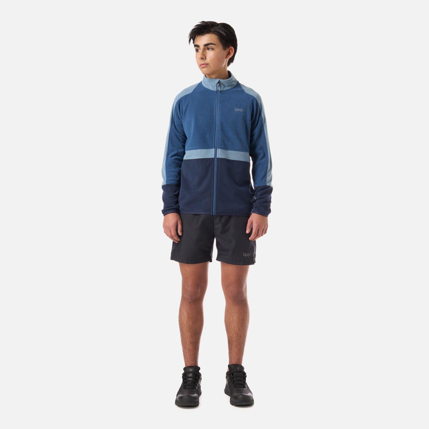 Polar Teen Boy Fireplace Full Zip Sweatshirt Azul oscuro Lippi V26-5