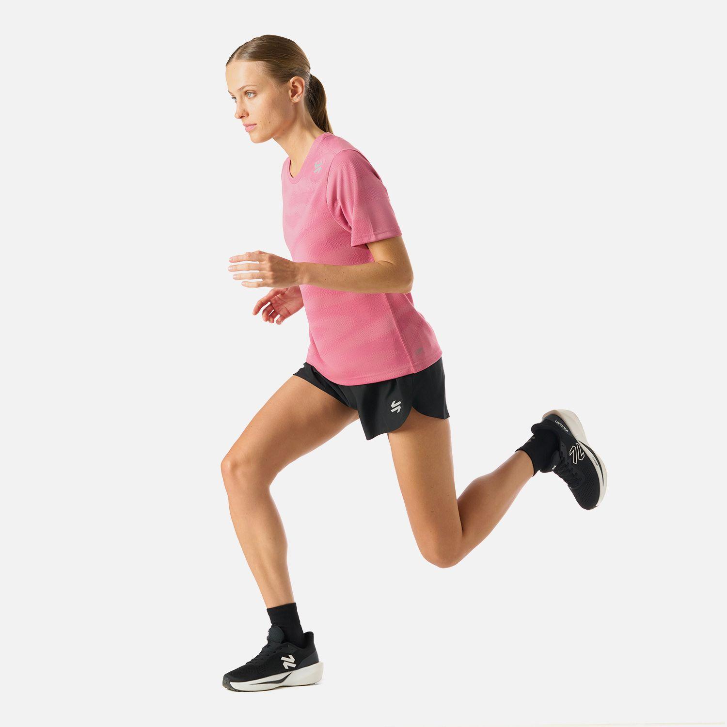 Polera Mujer Built To Move Pro T-Shirt Rosado Vulcano-7