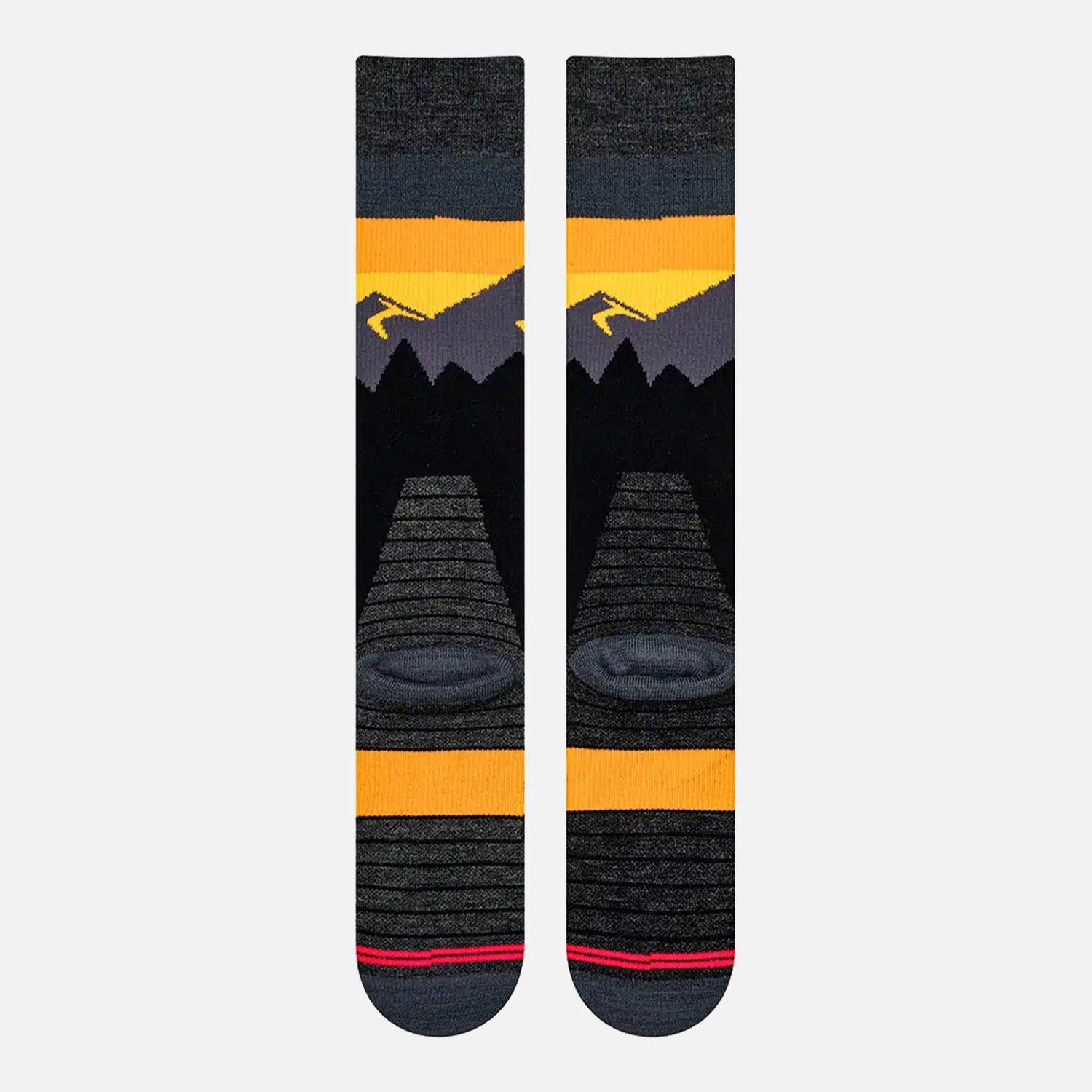 Calcetin Hombre All Mountain Ski Socks Gris Oscuro Lippi I23-2