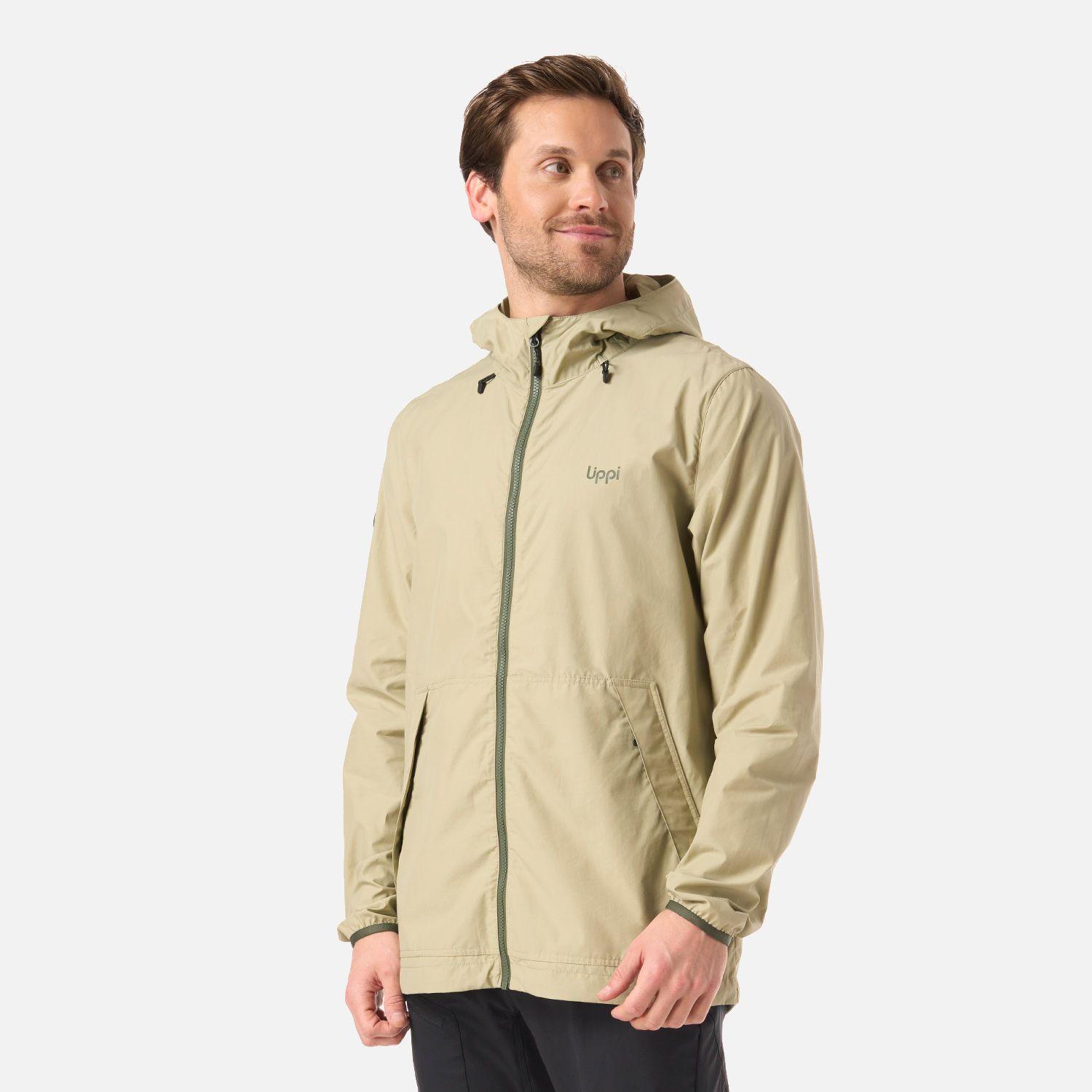 Chaqueta Hombre WindLand WindBreaker Hoody Jacket Verde Lippi V26-1