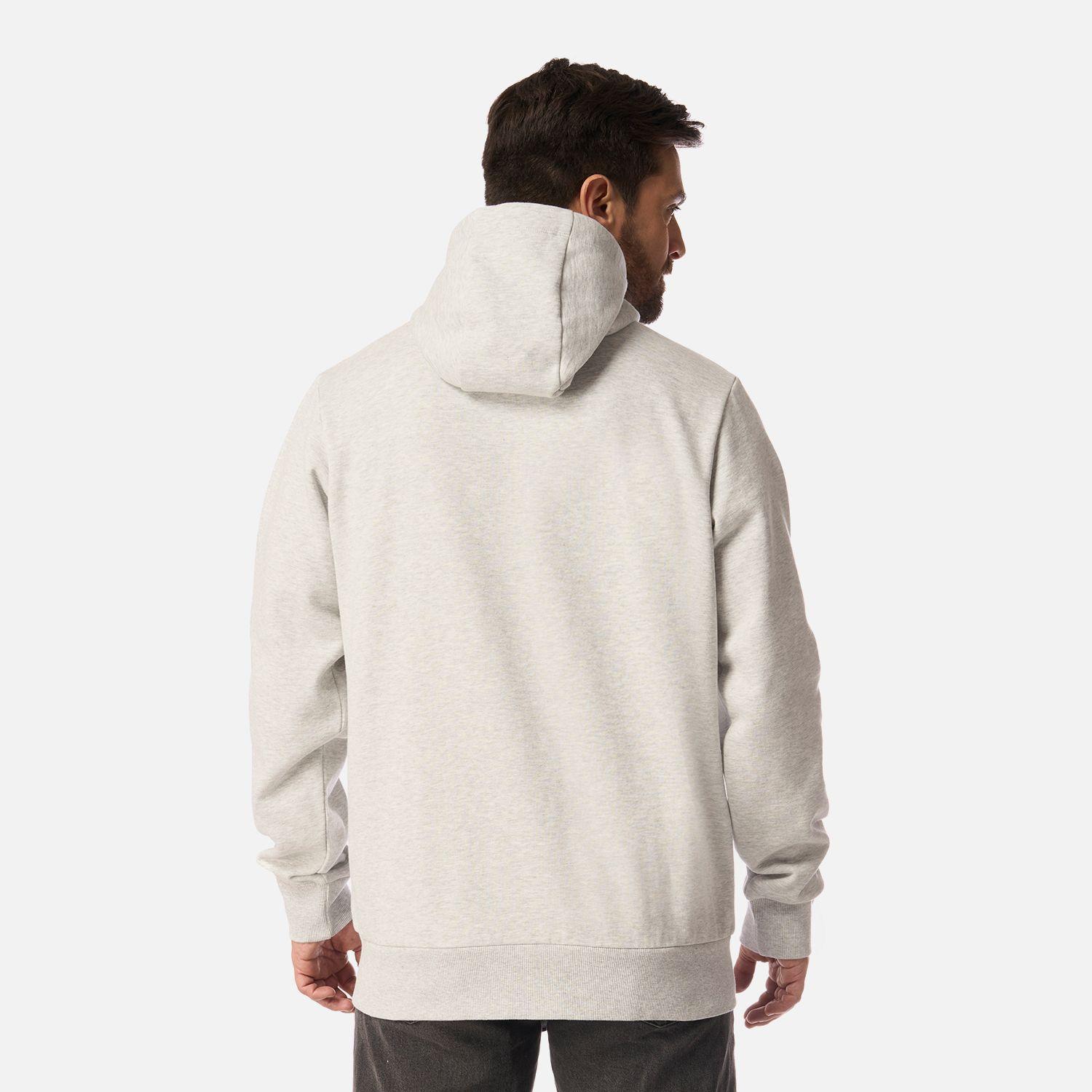 Polerón Hombre Ulmo Full Zip Hoody Sweatshirt Gris Claro Melange Lippi-2