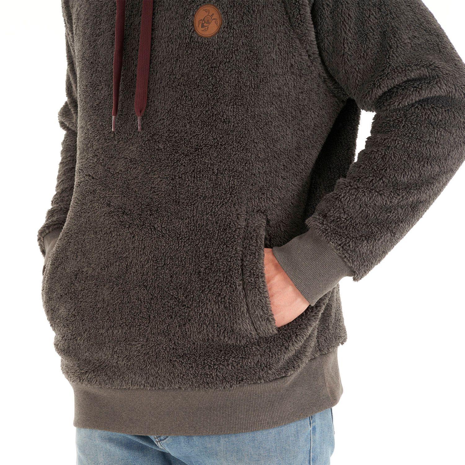 Poleron Hombre Cangur-oso Negro Haka Honu V21-7
