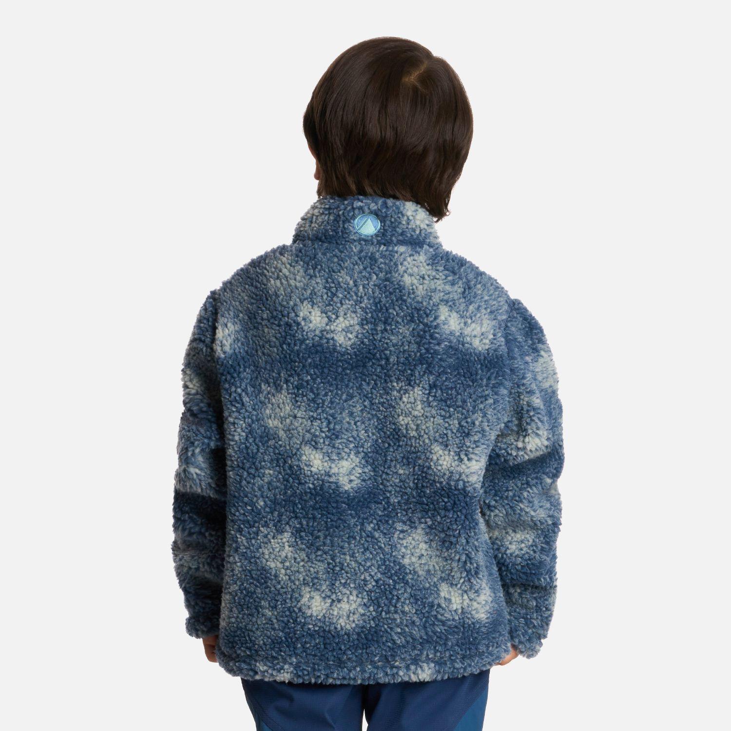 Polar Niño Glaciar Sherpa-pro Print Azul Piedra Lippi I25-2