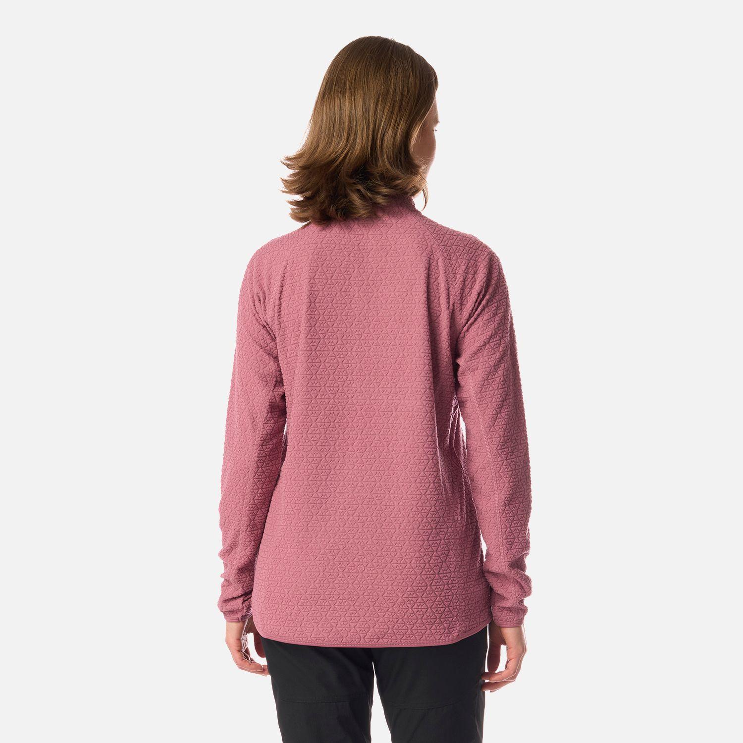Polerón Mujer Jacaranda Nano-F 1/4 Zip Rosa Oscuro Lippi I26-2