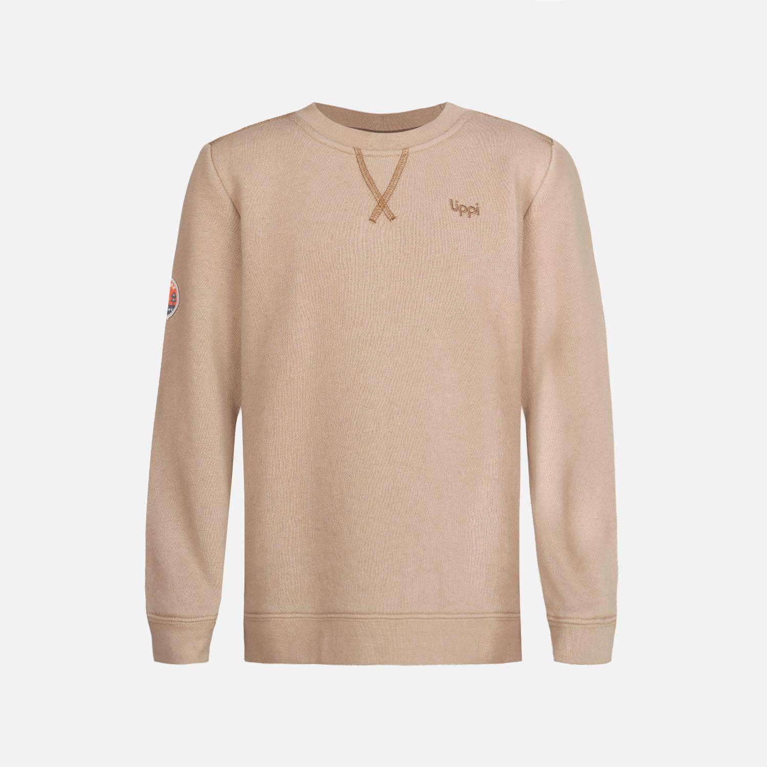 Poleron Niño Insigne Sweatshirt Taupe Lippi-0