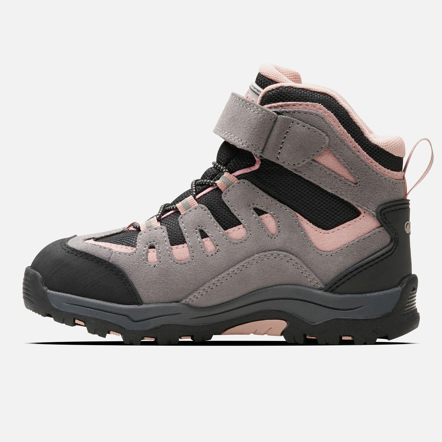 Botín Niña Puelo Cs Hi Velcro Gris / Damasco Lippi I25-1