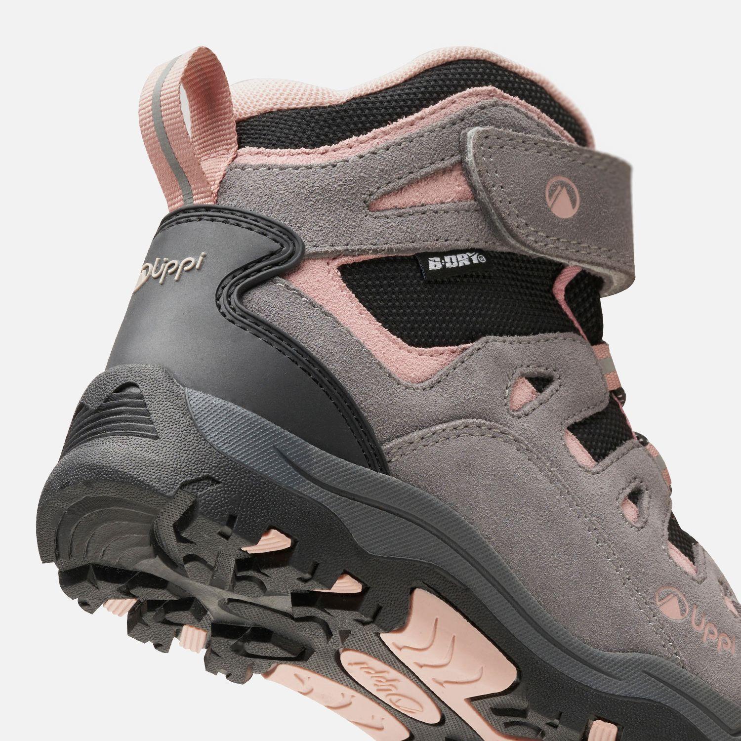 Botín Niña Puelo Cs Hi Velcro Gris / Damasco Lippi I25-7