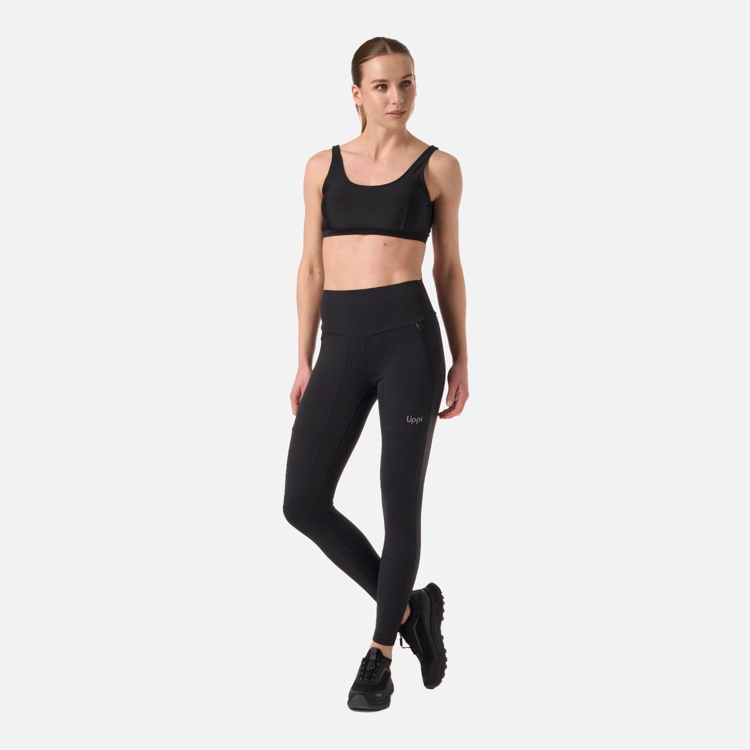 Calza Mujer PureTrek Q-Dry Leggings Negro Lippi V26-5