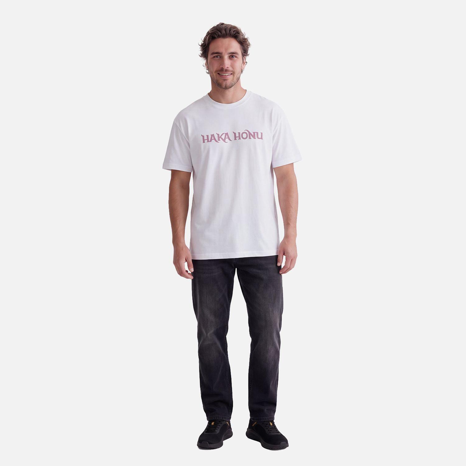 Polera Hombre Logo Blanco Haka Honu V27-3