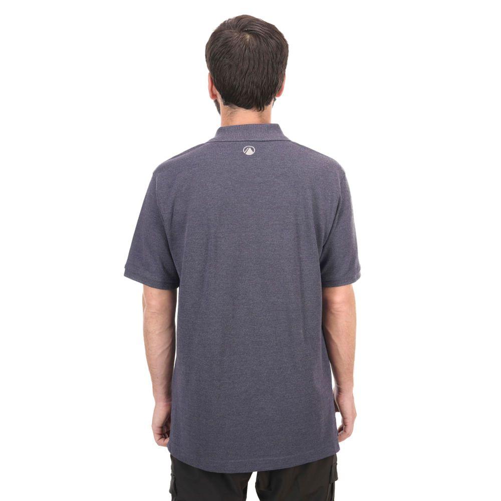 Polera Hombre First Class Elastic Polo Melange Verde Oscuro Lippi-4