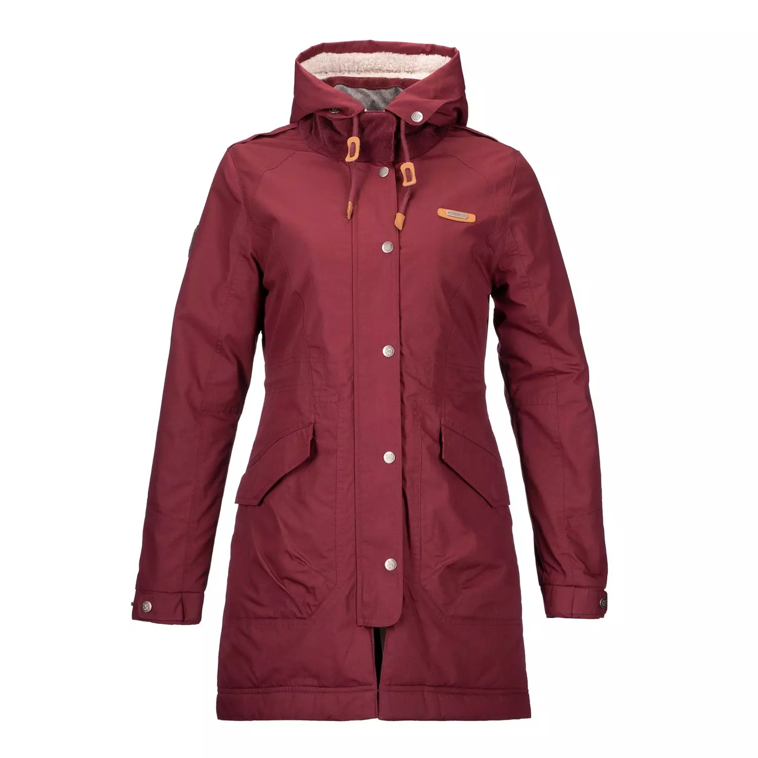 Chaqueta Mujer Peumo Canvas Hoody Jacket Vino Lippi V20-0