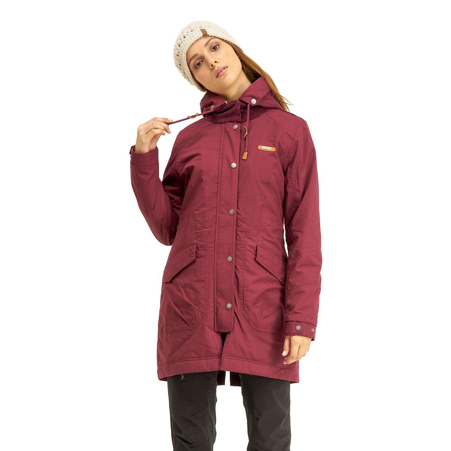 Chaqueta Mujer Peumo Canvas Hoody Jacket Vino Lippi V20-1